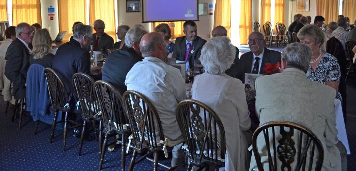 The everning meal held at the Wolds Gliding Club